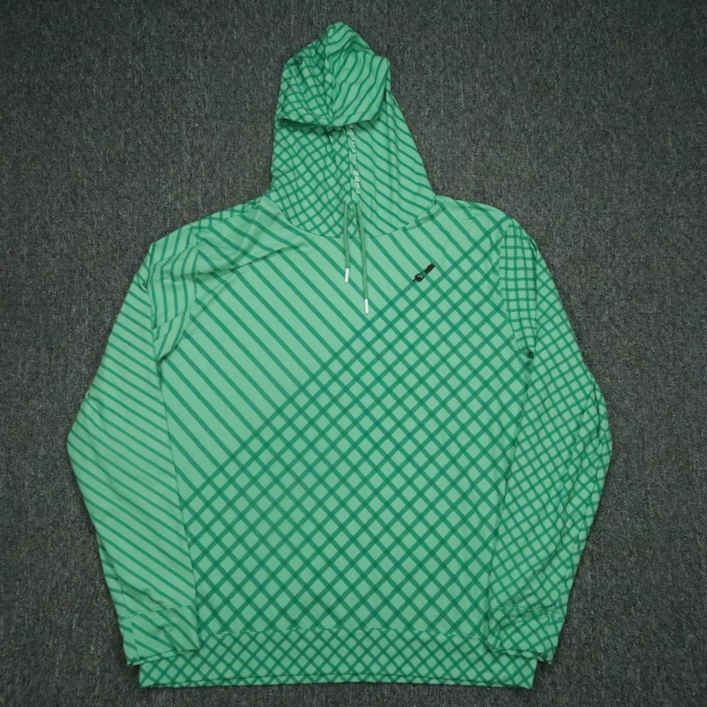 Fore Fathers Hoodie Mens XXL Green Turf Dad Mowing Pullover Performance Stretch